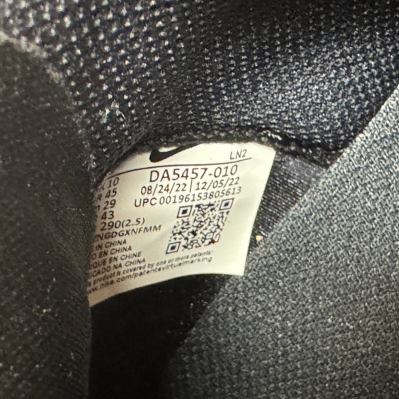 Nike Vapor Edge Elite 360 2 Men's Football Cleats DA5457 - Black - Size 11 - Picture 5 of 5